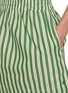  - LMND - Billie Elasticated Striped Cotton Mini Skirt