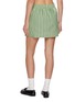 Back View - Click To Enlarge - LMND - Billie Elasticated Striped Cotton Mini Skirt
