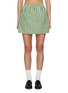 Main View - Click To Enlarge - LMND - Billie Elasticated Striped Cotton Mini Skirt