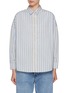 Main View - Click To Enlarge - LMND - Chiara Long Sleeve Striped Cotton Shirt