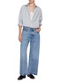 Figure View - Click To Enlarge - LMND - Chiara Long Sleeve Striped Cotton Shirt