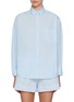 Main View - Click To Enlarge - LMND - Chiara Oversized Long Sleeve Cotton Shirt