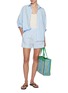 Figure View - Click To Enlarge - LMND - Chiara Oversized Long Sleeve Cotton Shirt