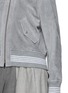  - THOM BROWNE - Shearling Collar Cropped Flight Jacket