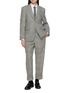 Figure View - Click To Enlarge - THOM BROWNE - Hunting Tweed Backstrap Pants
