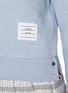  - THOM BROWNE - Logo Label Cotton Hoodie