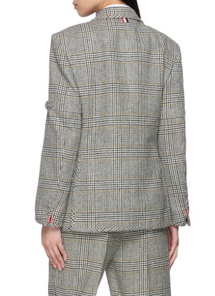 Back View - Click To Enlarge - THOM BROWNE - Wide Shoulder Armband Hunting Blazer