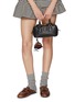 Figure View - Click To Enlarge - MIU MIU - Baseball Cap Leather Bag Charm