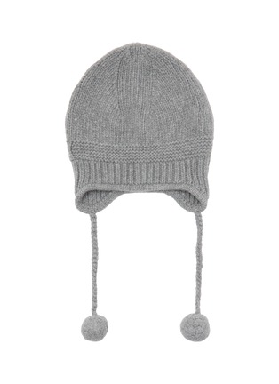 Main View - Click To Enlarge - MIU MIU - Cappelli Grigio Cashmere Wool Beanie