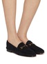 Figure View - Click To Enlarge - SAM EDELMAN - Loraine Suede Loafers
