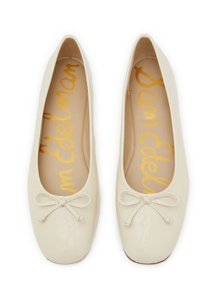 Detail View - Click To Enlarge - SAM EDELMAN - Alie Patent Leather Ballerina Flats