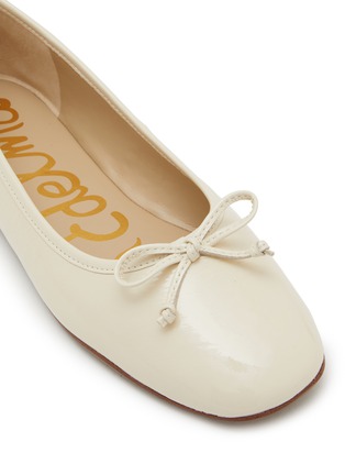 Detail View - Click To Enlarge - SAM EDELMAN - Alie Patent Leather Ballerina Flats