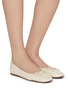 Figure View - Click To Enlarge - SAM EDELMAN - Alie Patent Leather Ballerina Flats
