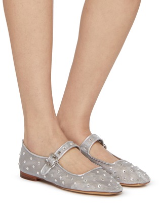 Figure View - Click To Enlarge - SAM EDELMAN - Michaelashine Mesh Mary Jane Flats