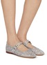 Figure View - Click To Enlarge - SAM EDELMAN - Michaelashine Mesh Mary Jane Flats
