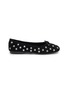 Main View - Click To Enlarge - SAM EDELMAN - Alie Studded Suede Ballerina Flats