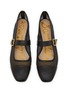 Detail View - Click To Enlarge - SAM EDELMAN - Miranda Mesh Leather Mary Jane Flats