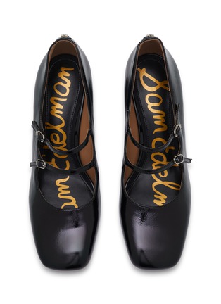 Detail View - Click To Enlarge - SAM EDELMAN - Sarah Patent Leather Mary Jane Pumps