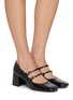 Figure View - Click To Enlarge - SAM EDELMAN - Sarah Patent Leather Mary Jane Pumps