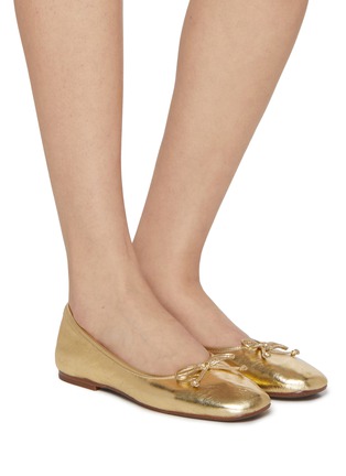 Figure View - Click To Enlarge - SAM EDELMAN - Alie Leather Ballerina Flats