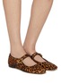Figure View - Click To Enlarge - SAM EDELMAN - Michaela Leopard Print Mary Jane Flats