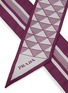 Detail View - Click To Enlarge - PRADA - Pattern Printed Silk Scarf