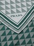 Detail View - Click To Enlarge - PRADA - Pattern Printed Square Silk Scarf