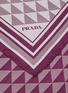 Detail View - Click To Enlarge - PRADA - Pattern Printed Square Silk Scarf