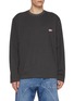 Main View - Click To Enlarge - SOLID HOMME - Long Sleeve Back Logo Cotton T-Shirt