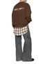 Figure View - Click To Enlarge - SOLID HOMME - Printed Logo Cotton Sweatshirt