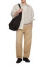 Figure View - Click To Enlarge - SOLID HOMME - Stud Detail Cotton Sweatshirt