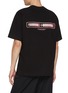 Back View - Click To Enlarge - SOLID HOMME - Logo Print Cotton T-Shirt