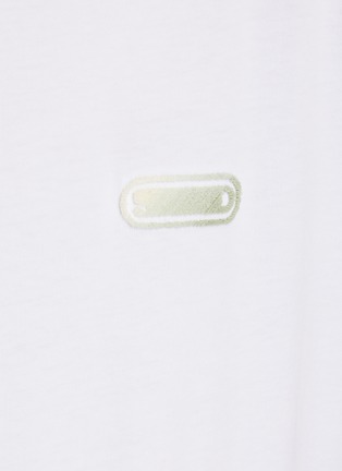  - SOLID HOMME - Logo Print Cotton T-Shirt