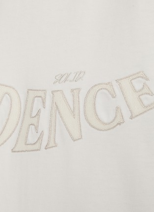  - SOLID HOMME - Typography Graphic Cotton T-Shirt