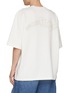 Back View - Click To Enlarge - SOLID HOMME - Typography Graphic Cotton T-Shirt