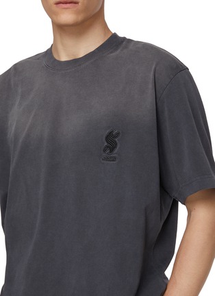  - SOLID HOMME - Graphic Cotton T-Shirt