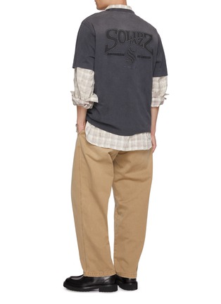 Figure View - Click To Enlarge - SOLID HOMME - Graphic Cotton T-Shirt