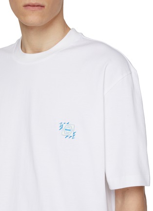  - SOLID HOMME - Printed Cotton T-Shirt