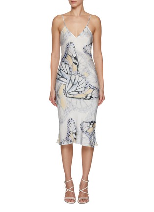 Main View - Click To Enlarge - LITTLE JOE WOMAN BY GAIL ELLIOTT - Heart of Gold Maxi Dress