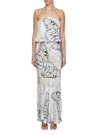 Main View - Click To Enlarge - LITTLE JOE WOMAN BY GAIL ELLIOTT - Im A Superstar Strapless Maxi Dress