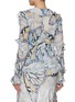 Back View - Click To Enlarge - LITTLE JOE WOMAN BY GAIL ELLIOTT - Sloane Ranger Printed Tie-front Blouse