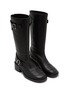 Detail View - Click To Enlarge - ANN DEMEULEMEESTER - Balo 50 Calf Leather High Biker Boots