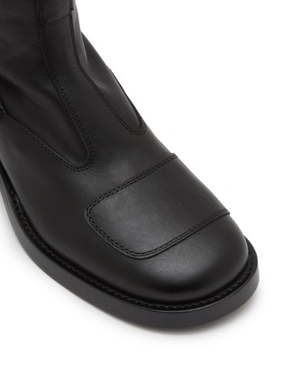 Detail View - Click To Enlarge - ANN DEMEULEMEESTER - Balo 50 Calf Leather High Biker Boots
