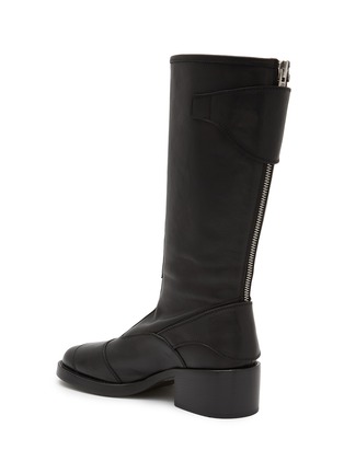  - ANN DEMEULEMEESTER - Balo 50 Calf Leather High Biker Boots