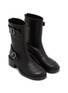 Detail View - Click To Enlarge - ANN DEMEULEMEESTER - Eero 50 Calf Leather Ankle Biker Boots