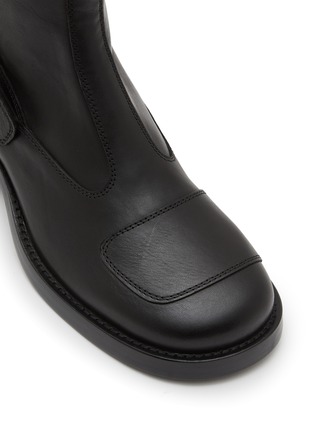 Detail View - Click To Enlarge - ANN DEMEULEMEESTER - Eero 50 Calf Leather Ankle Biker Boots