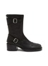 Main View - Click To Enlarge - ANN DEMEULEMEESTER - Eero 50 Calf Leather Ankle Biker Boots