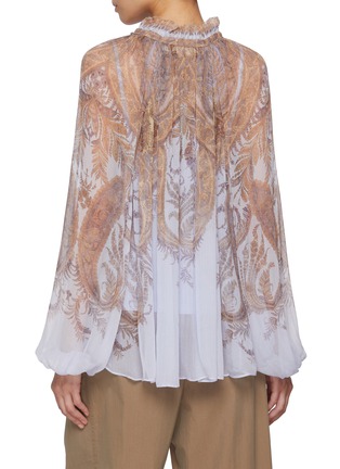 Back View - Click To Enlarge - ZIMMERMANN - Hypnotic Billow Blouse