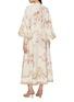 Back View - Click To Enlarge - ZIMMERMANN - Hypnotic Buttoned Linen Midi Dress