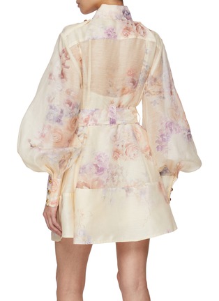 Back View - Click To Enlarge - ZIMMERMANN - Hypnotic Utility Mini Dress